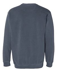 Sweat-shirt à col ras du cou teint en pièce unisexe