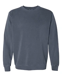 Sweat-shirt à col ras du cou teint en pièce unisexe