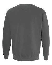 Sweat-shirt à col ras du cou teint en pièce unisexe