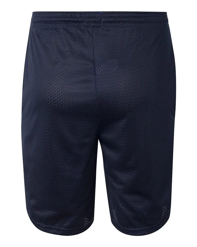 Shorts en Maille Polyester Unisexe de 9 pouces avec Poches