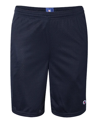 Shorts en Maille Polyester Unisexe de 9 pouces avec Poches