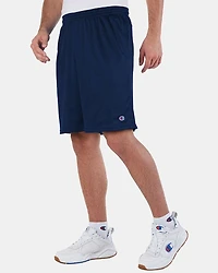 Shorts en Maille Polyester Unisexe de 9 pouces avec Poches