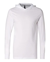Tee-shirt à capuche unisexe en jersey manches longues