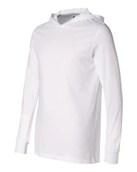Tee-shirt à capuche unisexe en jersey manches longues