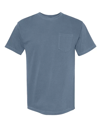 Unisex Garment-Dyed Heavyweight Pocket T-Shirt | Time