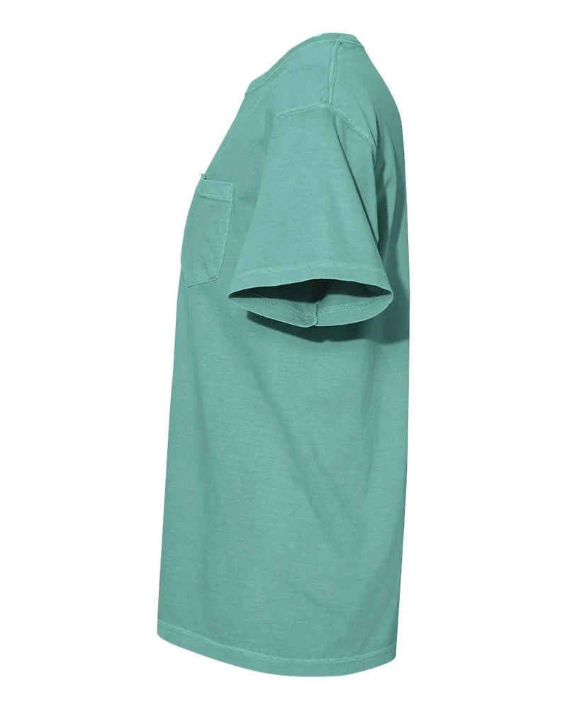 Unisex Garment-Dyed Heavyweight Pocket T-Shirt | Time
