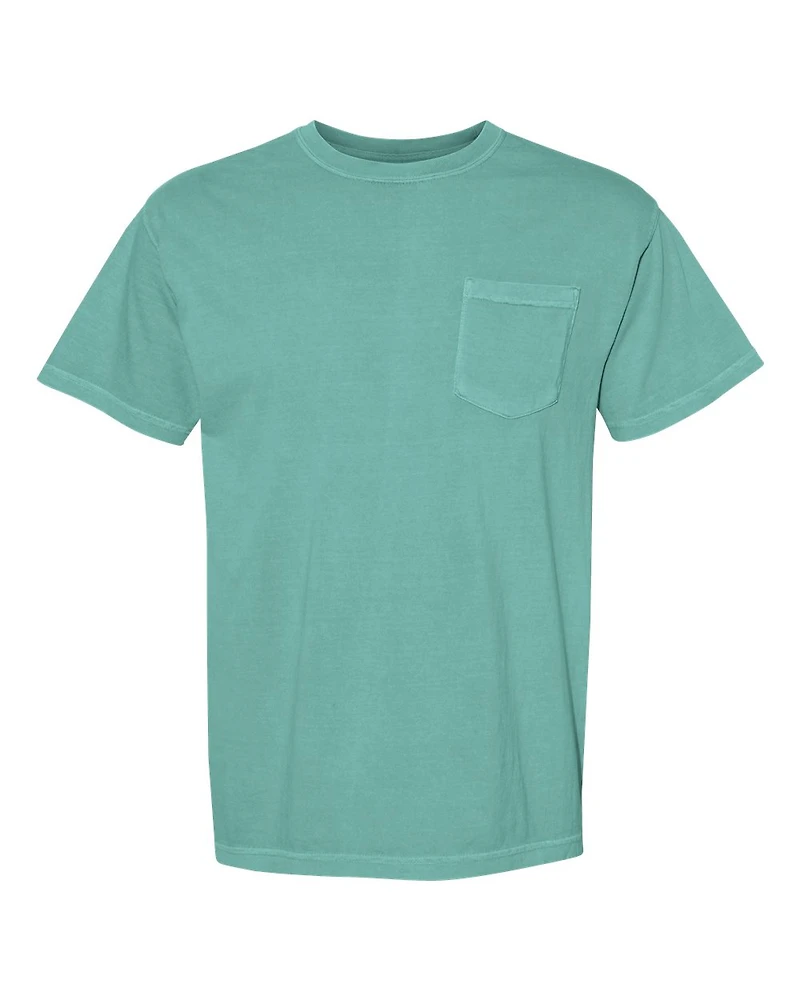 Unisex Garment-Dyed Heavyweight Pocket T-Shirt | Time