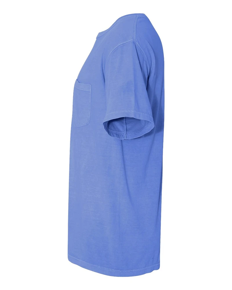Unisex Garment-Dyed Heavyweight Pocket T-Shirt | Time