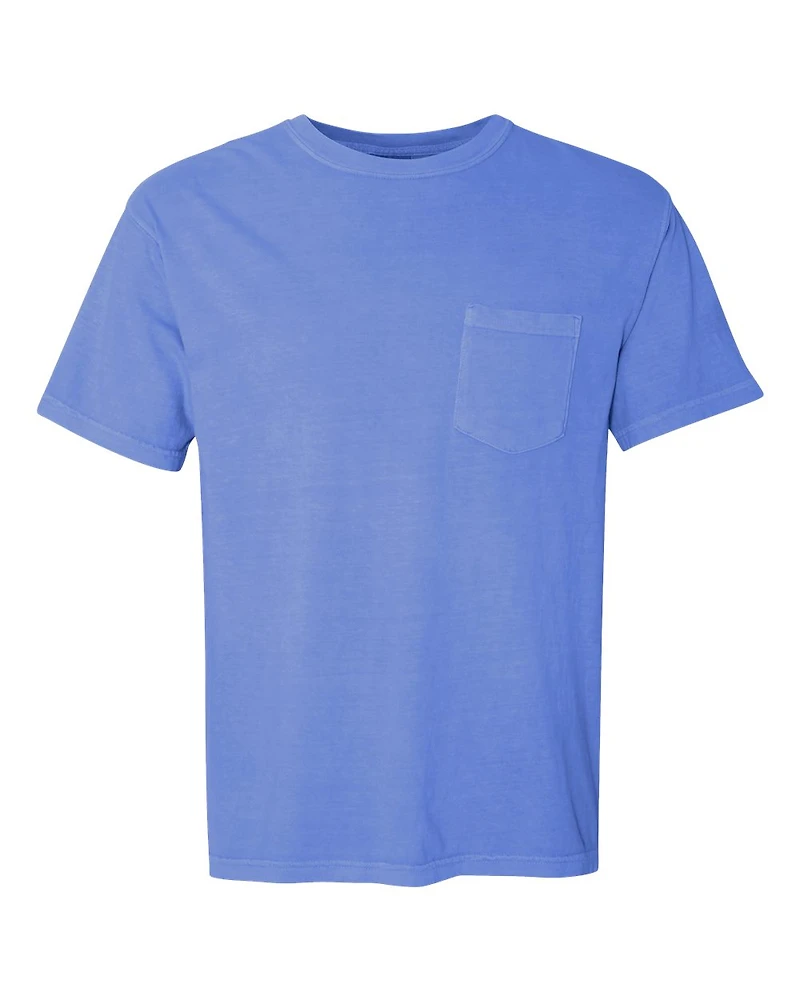 Unisex Garment-Dyed Heavyweight Pocket T-Shirt | Time