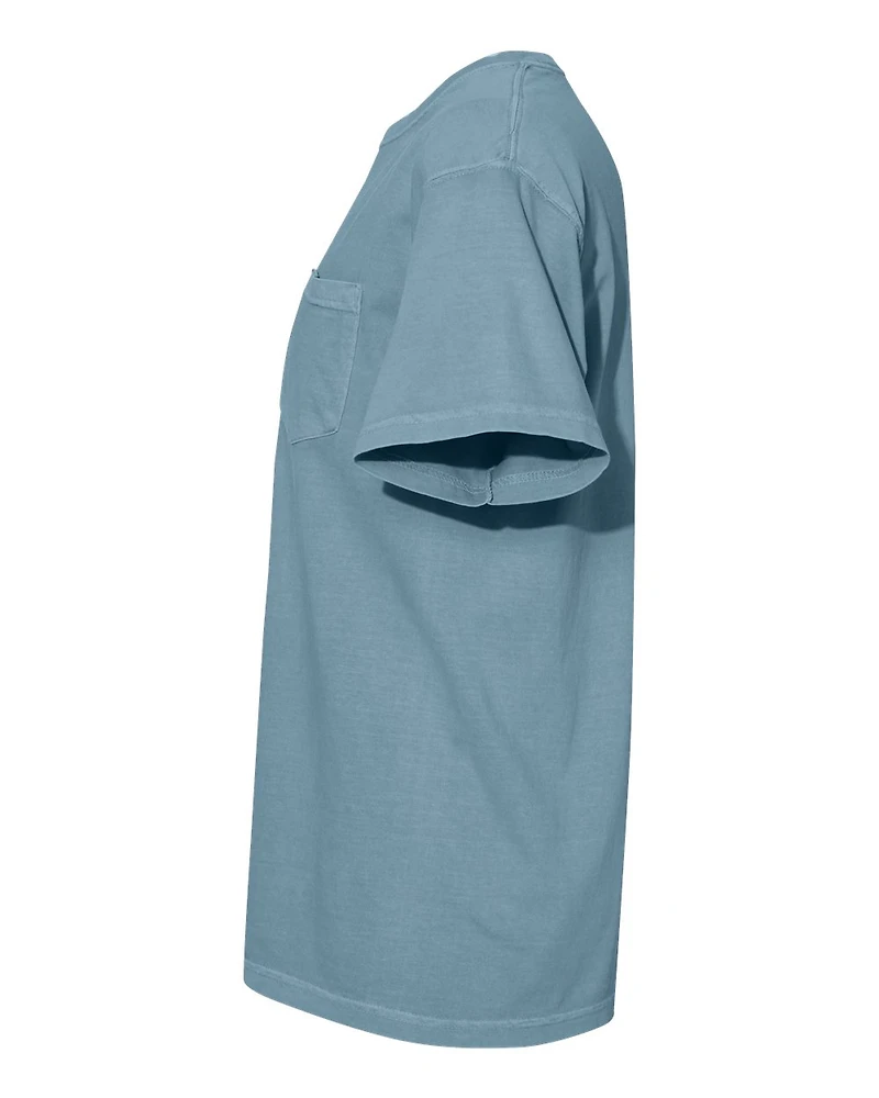 Unisex Garment-Dyed Heavyweight Pocket T-Shirt | Time