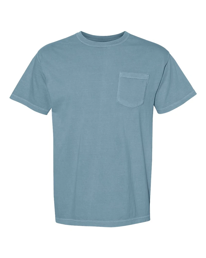 Unisex Garment-Dyed Heavyweight Pocket T-Shirt | Time