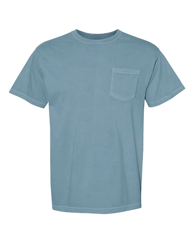 Unisex Garment-Dyed Heavyweight Pocket T-Shirt | Time