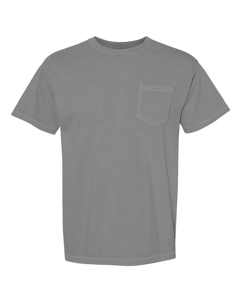 Unisex Garment-Dyed Heavyweight Pocket T-Shirt | Time