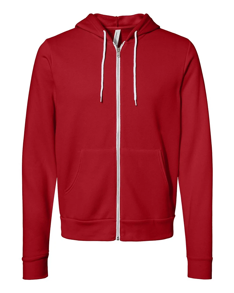 Unisex Sponge Fleece Full-Zip Hoodie Sweatshirt | T-Shirt Time