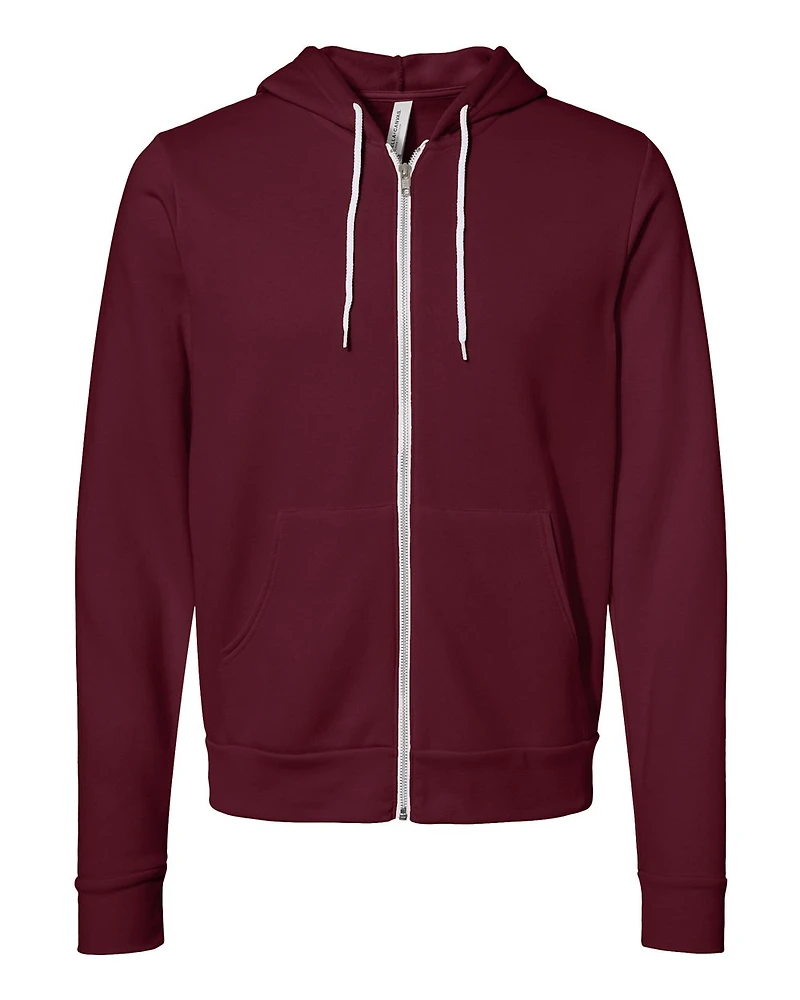 Unisex Sponge Fleece Full-Zip Hoodie Sweatshirt | T-Shirt Time