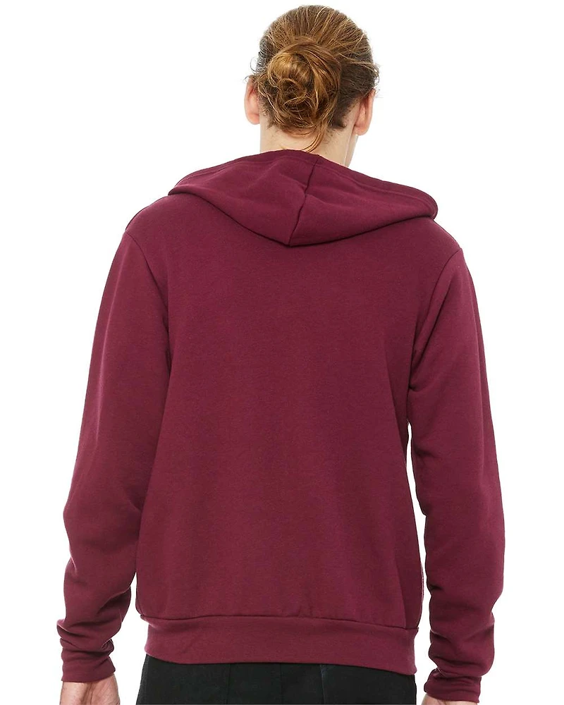 Unisex Sponge Fleece Full-Zip Hoodie Sweatshirt | T-Shirt Time