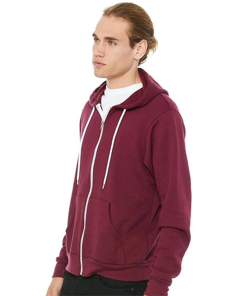 Unisex Sponge Fleece Full-Zip Hoodie Sweatshirt | T-Shirt Time