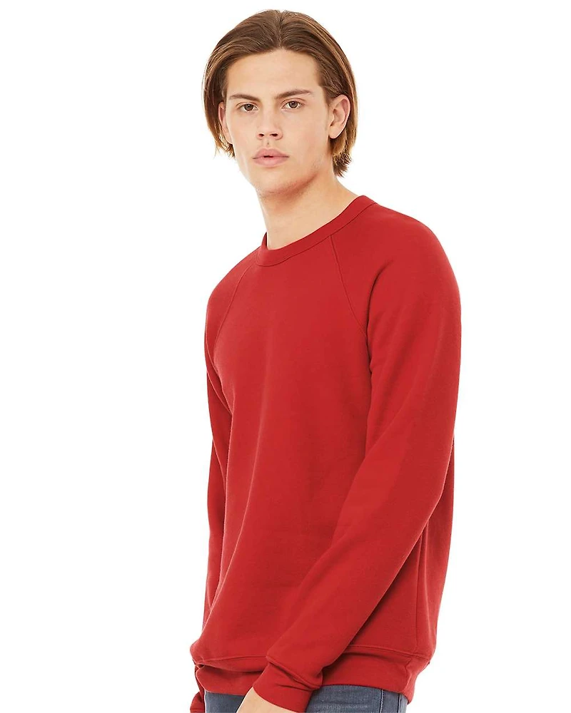 Unisex Sponge Fleece Raglan Crewneck Sweatshirt | T-Shirt Time