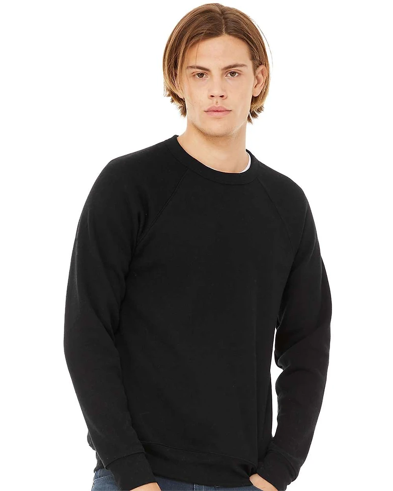 Unisex Sponge Fleece Raglan Crewneck Sweatshirt | T-Shirt Time