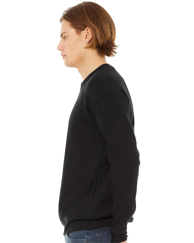 Unisex Sponge Fleece Raglan Crewneck Sweatshirt | T-Shirt Time