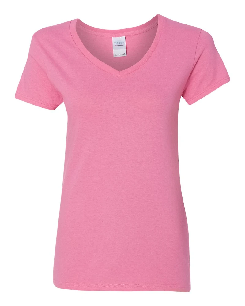Women's Heavy Cotton™ V-Neck T-Shirt | Time