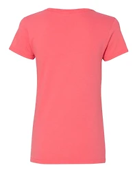Women's Heavy Cotton™ V-Neck T-Shirt | Time