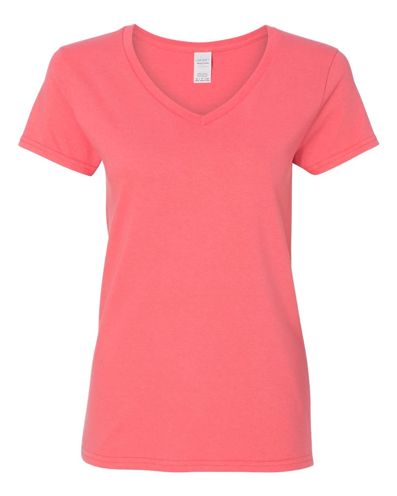 Women's Heavy Cotton™ V-Neck T-Shirt | Time