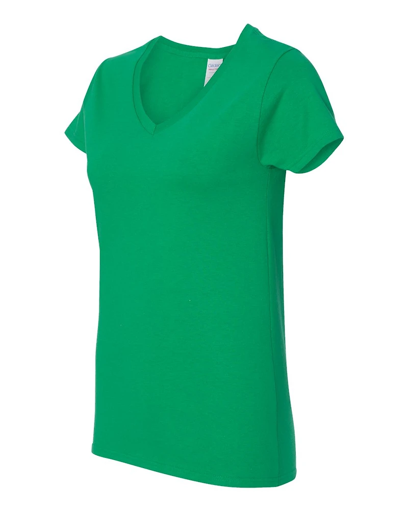 Women's Heavy Cotton™ V-Neck T-Shirt | Time