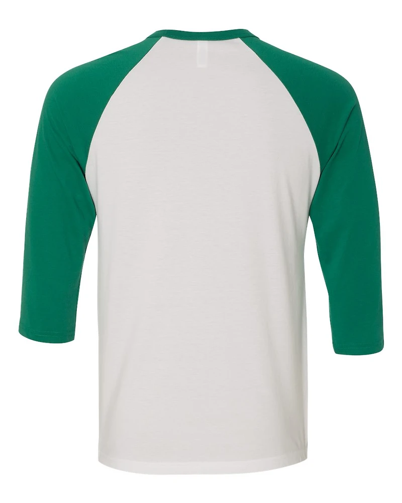Tee de baseball unisexe à manches trois-quarts | T-Shirt Time