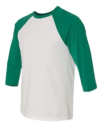 Tee de baseball unisexe à manches trois-quarts | T-Shirt Time