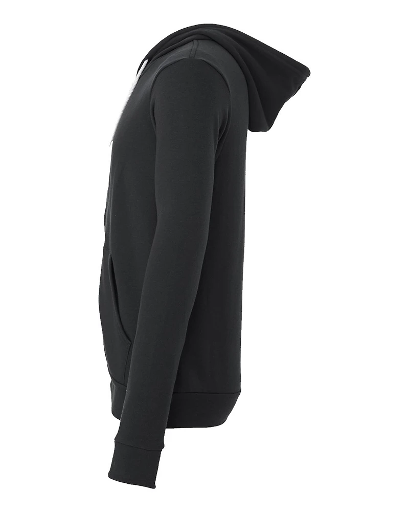 Unisex Sponge Fleece Full-Zip Hoodie Sweatshirt | T-Shirt Time
