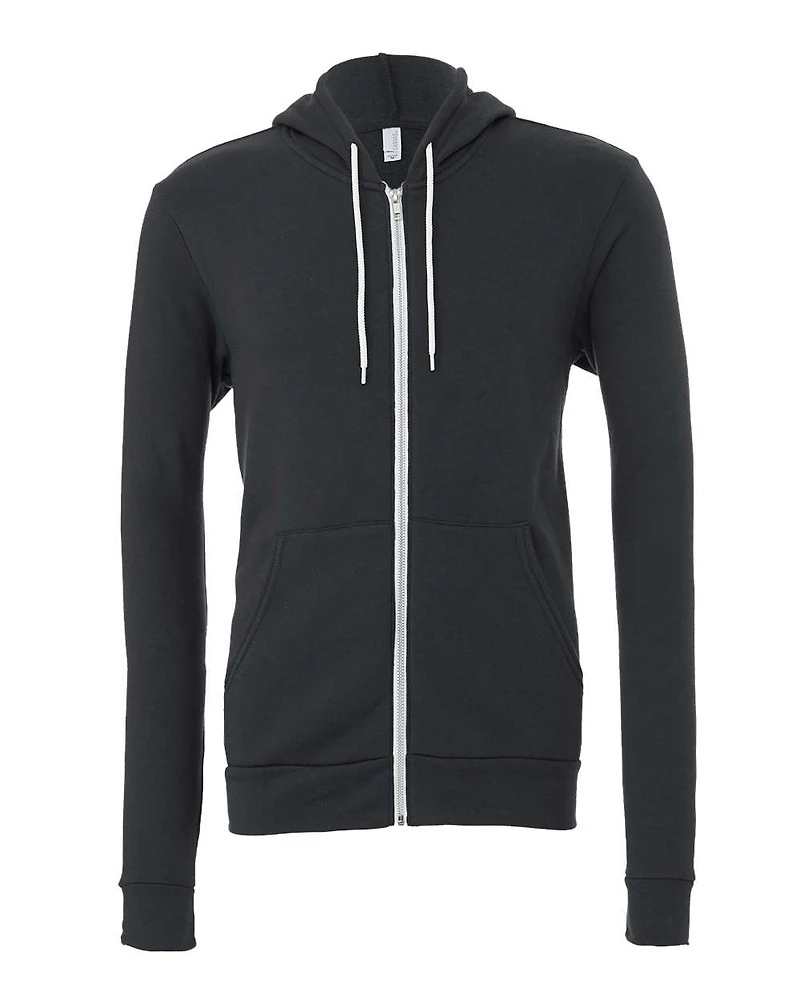 Unisex Sponge Fleece Full-Zip Hoodie Sweatshirt | T-Shirt Time