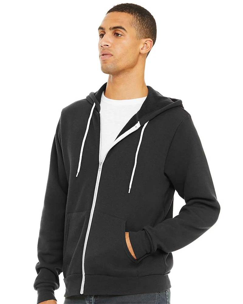 Unisex Sponge Fleece Full-Zip Hoodie Sweatshirt | T-Shirt Time