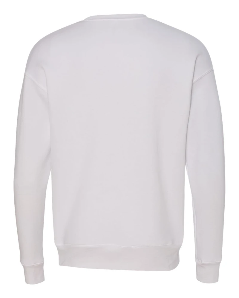 Sweat-shirt Unisexe en Molleton Éponge à Épaules Tombantes et Col Rond