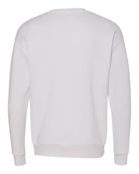 Sweat-shirt Unisexe en Molleton Éponge à Épaules Tombantes et Col Rond