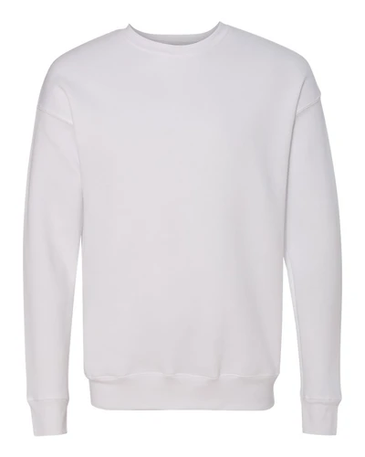 Sweat-shirt Unisexe en Molleton Éponge à Épaules Tombantes et Col Rond