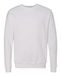 Sweat-shirt Unisexe en Molleton Éponge à Épaules Tombantes et Col Rond