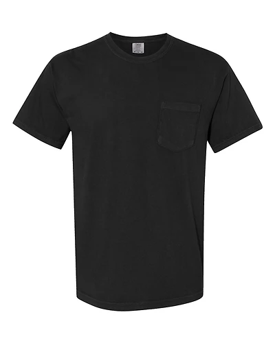 Unisex Garment-Dyed Heavyweight Pocket T-Shirt | Time