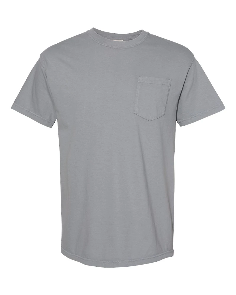 Unisex Garment-Dyed Heavyweight Pocket T-Shirt | Time