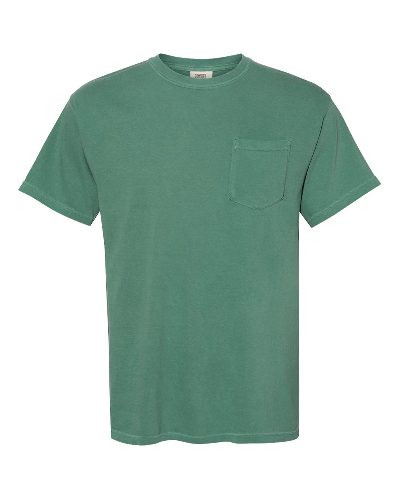 Unisex Garment-Dyed Heavyweight Pocket T-Shirt | Time