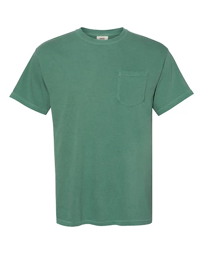 Unisex Garment-Dyed Heavyweight Pocket T-Shirt | Time
