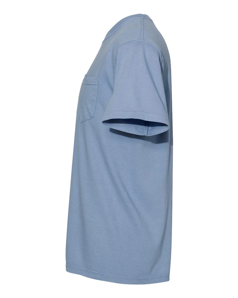 Unisex Garment-Dyed Heavyweight Pocket T-Shirt | Time