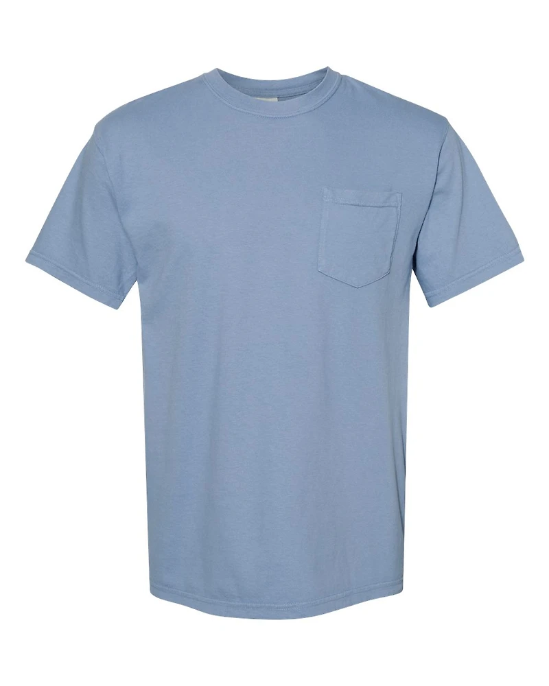 Unisex Garment-Dyed Heavyweight Pocket T-Shirt | Time