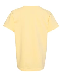 T-shirt lourd teint en pièce pour jeunes