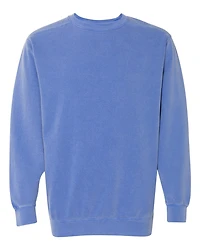 Sweat-shirt à col ras du cou teint en pièce unisexe