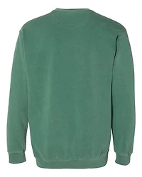 Sweat-shirt à col ras du cou teint en pièce unisexe