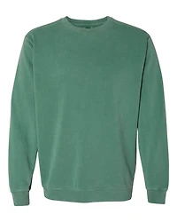 Sweat-shirt à col ras du cou teint en pièce unisexe