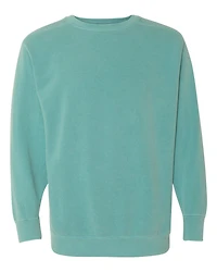 Sweat-shirt à col ras du cou teint en pièce unisexe