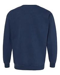 Sweat-shirt à col ras du cou teint en pièce unisexe
