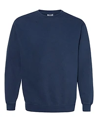 Sweat-shirt à col ras du cou teint en pièce unisexe